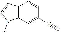 6-ISOCYANO-1-METHYL-1H-INDOLE 结构式