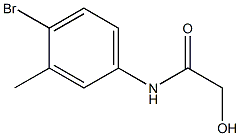 N-(4-BROMO-3-METHYLPHENYL)-2-HYDROXYACETAMIDE 结构式