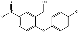 [2-(4-CHLOROPHENOXY)-5-NITROPHENYL]METHANOL 结构式