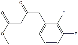 4-(2,3-DIFLUORO-PHENYL)-3-OXO-BUTYRIC ACID METHYL ESTER 结构式