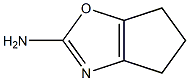 5,6-DIHYDRO-4H-CYCLOPENTA[D]OXAZOL-2-AMINE 结构式