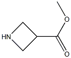 3-Azetidinecarboxylic acid methyl ester 结构式