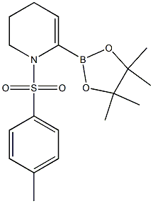 6-(4,4,5,5-TETRAMETHYL-[1,3,2]DIOXABOROLAN-2-YL)-1-(TOLUENE-4-SULFONYL)-1,2,3,4-TETRAHYDROPYRIDINE 结构式