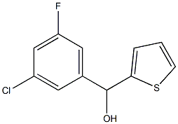 3-CHLORO-5-FLUOROPHENYL-(2-THIENYL)METHANOL 结构式