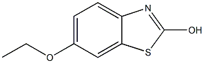 6-ETHOXY-2-HYDROXYBENZOTHIAZOLE 结构式