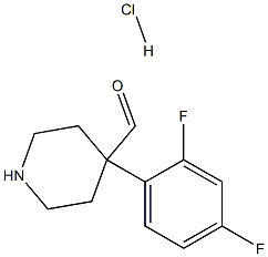 4-(2,4-DIFLUOROPHENYL)-4-PIPERIDINYL-METHANONE HCL 结构式