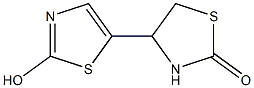 2-Hydroxy-5-(2-oxothiazolidin-4-yl)thiazole 结构式