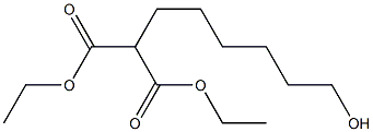 DIETHYL (6-HYDROXYHEXYL)MALONATE 结构式