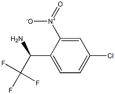 (1S)-1-(4-CHLORO-2-NITROPHENYL)-2,2,2-TRIFLUOROETHYLAMINE 结构式