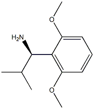 (1R)-1-(2,6-DIMETHOXYPHENYL)-2-METHYLPROPYLAMINE 结构式