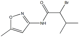 2-BROMO-3-METHYL-N-(5-METHYLISOXAZOL-3-YL)BUTANAMIDE 结构式