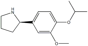 4-((2R)PYRROLIDIN-2-YL)-2-METHOXY-1-(METHYLETHOXY)BENZENE 结构式