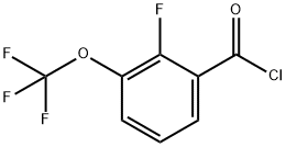 2-FLUORO-3-(TRIFLUOROMETHOXY)-BENZOYLCHLORIDE 结构式