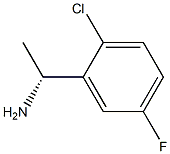 (1R)-1-(2-CHLORO-5-FLUOROPHENYL)ETHYLAMINE 结构式