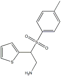 2-THIOPHEN-2-YL-2-(TOLUENE-4-SULFONYL)-ETHYLAMINE 结构式