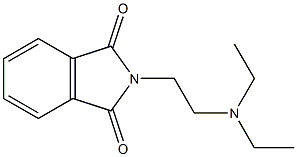 2-[2-(DIETHYLAMINO)ETHYL]-1H-ISOINDOLE-1,3(2H)-DIONE 结构式
