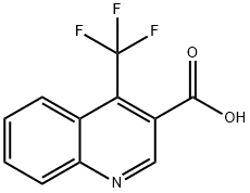 4-三氟甲基喹啉-3-羧酸 结构式