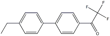 4'-(4-ETHYLPHENYL)-2,2,2-TRIFLUOROACETOPHENONE 结构式