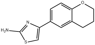 4-CHROMAN-6-YL-THIAZOL-2-YLAMINE 结构式