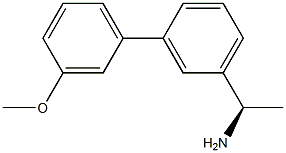 (1R)-1-[3-(3-METHOXYPHENYL)PHENYL]ETHYLAMINE 结构式
