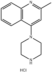2-METHYL-4-(PIPERAZIN-1-YL)QUINOLINE HYDROCHLORIDE 结构式