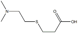 3-(2-DIMETHYLAMINO-ETHYLSULFENYL)-PROPIONIC ACID 结构式
