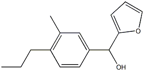 5-METHYL-2-FURYL-(4-N-PROPYLPHENYL)METHANOL 结构式