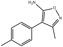 3-甲基-4-(对甲苯基)异噁唑-5-胺 结构式