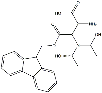 FMOC-BETA-N,N-DIETHANOLAMINO-L-ALA 结构式