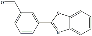 3-(1,3-BENZOTHIAZOL-2-YL)BENZALDEHYDE 结构式