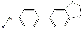 4-[3,4-(METHYLENEDIOXY)PHENYL]PHENYLMAGNESIUM BROMIDE 结构式