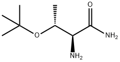 H-THR(TBU)-NH2 · HCL 结构式