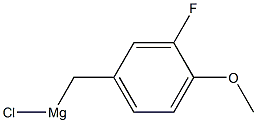 3-FLUORO-4-METHOXYBENZYLMAGNESIUM CHLORIDE 结构式