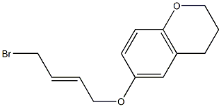 6-(4-BROMO-BUT-2-ENYLOXY)-CHROMAN 结构式