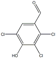 4-Hydroxy-2,3,5-trichlorobenzaldehyde 结构式