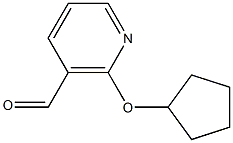 2-(环戊氧基)吡啶基甲醛 结构式