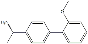 (1S)-1-[4-(2-METHOXYPHENYL)PHENYL]ETHYLAMINE 结构式