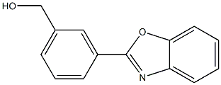 [3-(1,3-BENZOXAZOL-2-YL)PHENYL]METHANOL 结构式