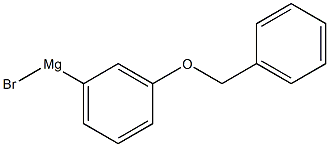 3-BENZYLOXYPHENYLMAGNESIUM BROMIDE 结构式