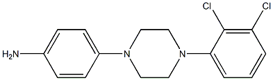 1-(4-AMINOPHENYL)-4-(2,3-DICHLOROPHENYL)PIPERAZINE 结构式