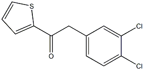 2-(3,4-DICHLOROPHENYL)-1-(2-THIENYL)ETHAN-1-ONE 结构式