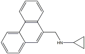 (1R)CYCLOPROPYL-9-PHENANTHRYLMETHYLAMINE 结构式