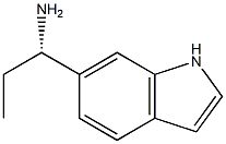 (1S)-1-INDOL-6-YLPROPYLAMINE 结构式