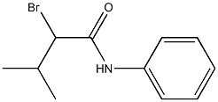 2-BROMO-3-METHYL-N-PHENYLBUTANAMIDE 结构式