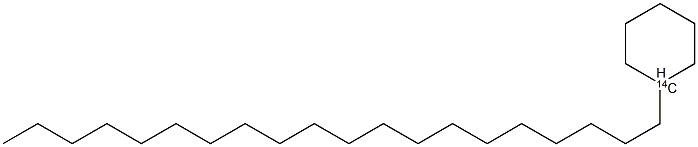 1-EICOSANYLCYCLOHEXANE, [CYCLOHEXANE-1-14C]- 结构式