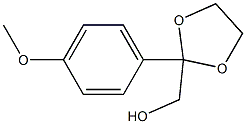 [2-(4-METHOXYPHENYL)-[1,3]DIOXOLAN-2-YL]METHANOL 结构式