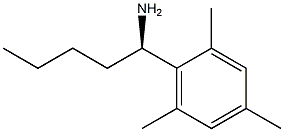 (1R)-1-(2,4,6-TRIMETHYLPHENYL)PENTYLAMINE 结构式