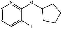 2-(环戊氧基)-3-碘吡啶 结构式