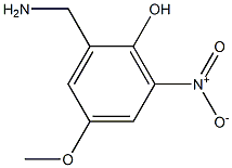 2-Hydroxy-5-methoxy-3-nitrobenzylamine 结构式