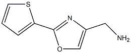 (2-THIEN-2-YL-1,3-OXAZOL-4-YL)METHYLAMINE 结构式